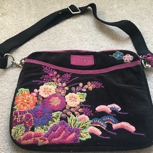 Beautiful embroidered Lucky laptop bag
